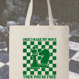 CHECK THE KING Tote